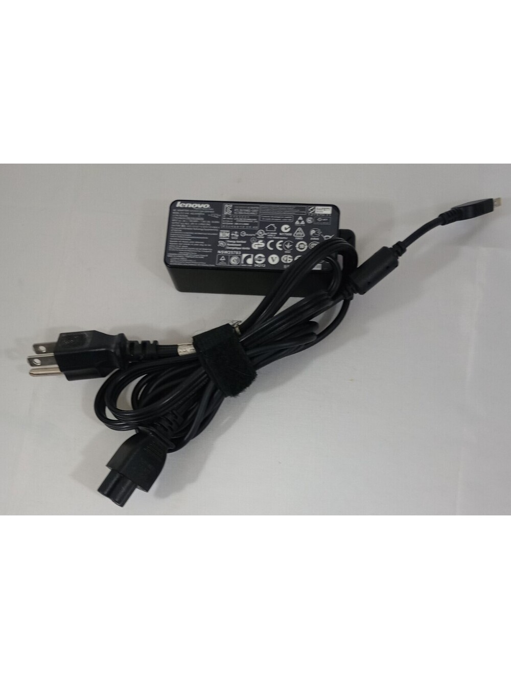 Lenovo ADLX45NLC3A 36200246 AC/DC Adapter In 100-240V Out 20VDC Working TESTED